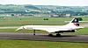 Concorde fly på Sola Lufthavn i 1996. Foto: NTB scanpix.
