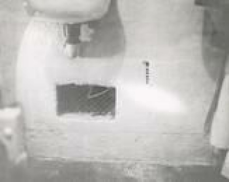 Slik så ventilasjonssjaktene i cellene ut. Slik så ventilasjonssjaktene i cellene ut. Foto: U.S. Marshals