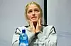 En tårevåt Therese Johaug møtte pressen på Ullevaal Foto: Håkon Mosvold Larsen / NTB scanpix