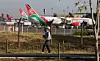Arkivfoto: Kenya Airways-fly på Jomo Kenyatta internasjonale flyplass nær Nairobi. NTB Scanpix/Reuters.