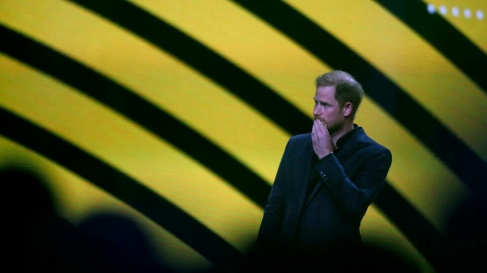 Harry, hertug av Sussex deltar på avslutningsseremonien for Invictus Games 2023 i Düsseldorf i Vest-Tyskland 16. september 2023.