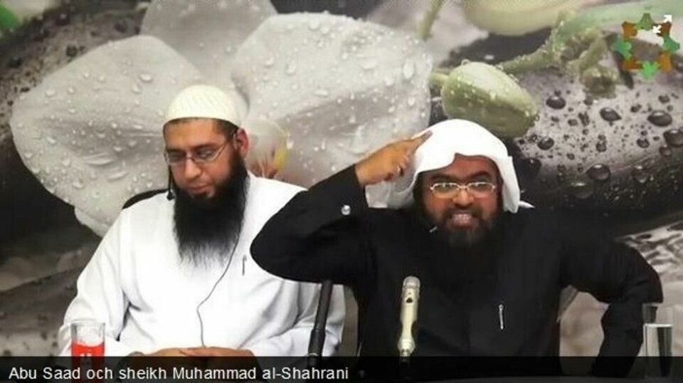 Abu Saad og sheikh Muhammad al-Shahrani
