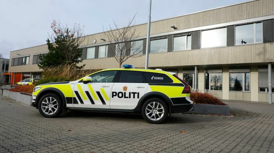 KnivsEn elev ved Jessheim videregående skole er knivstukket av en annen elev. Foto: Terje Pedersen / NTB