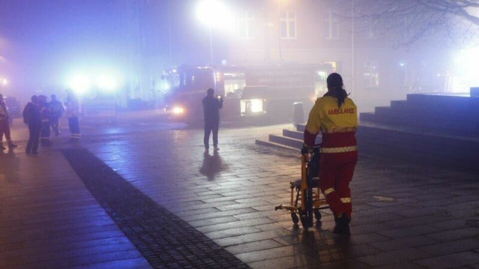 Flere av beboerne som måtte evakueres, var pleietrengende og kunne ikke går selv.