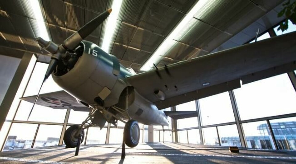 En restaurert F4F Wildcat, den samme flytypen O'Hare førte da han utførte sin heltedåd, står på permanent utstilling på O'Hare International Airport i Chicago. Foto: Wikimedia En restaurert F4F Wildcat, den samme flytypen O'Hare førte da han utførte sin heltedåd, står på permanent utstilling på O'Hare International Airport i Chicago. Foto: Wikimedia
