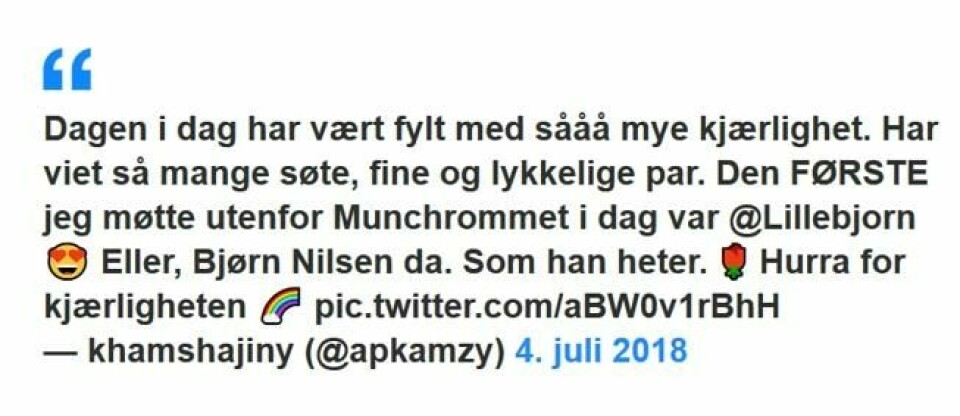 Lillebjørn Nilsen hemmelig gift i Oslo