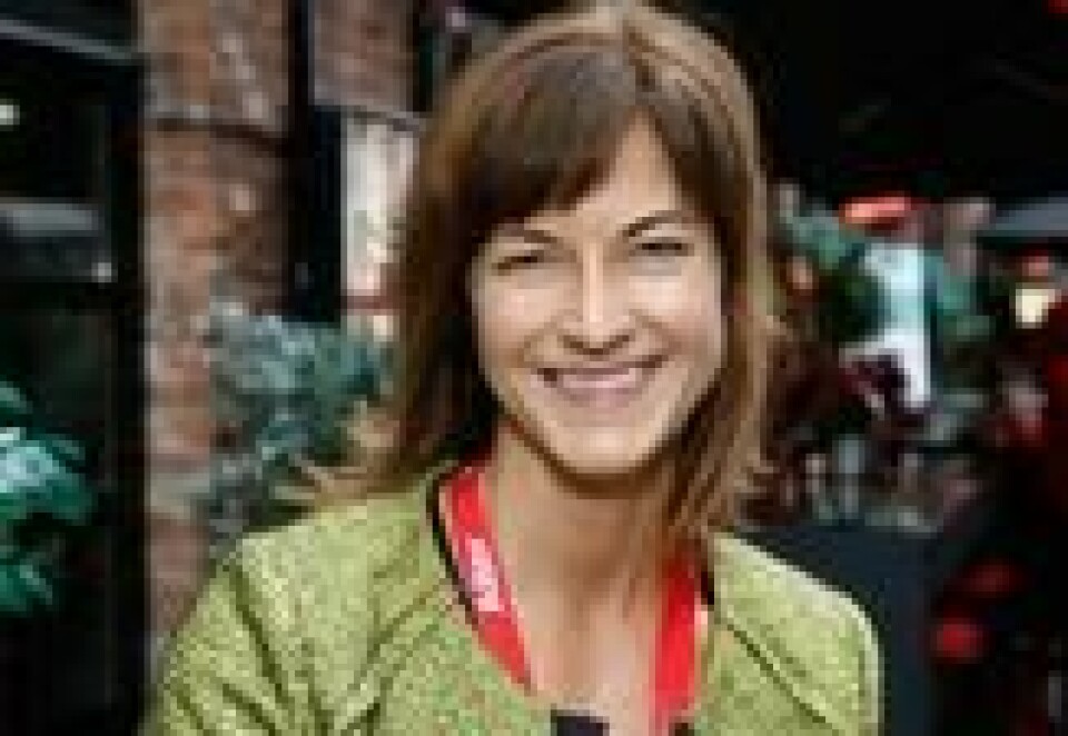 Hemmelighetsfull: Marianne Myhrer Kristiansen vil ikke si noe om hvordan de skal markere den nye handelsdagen i Power. Hemmelighetsfull: Marianne Myhrer Kristiansen vil ikke si noe om hvordan de skal markere den nye handelsdagen i Power.