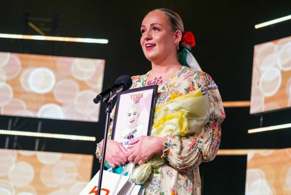 Frida Marie Grande (@frida.tegner) ble årets influenser i Vixen Awards. Frida Marie Grande (@frida.tegner) ble årets influenser i Vixen Awards. Foto: Javad Parsa / NTB