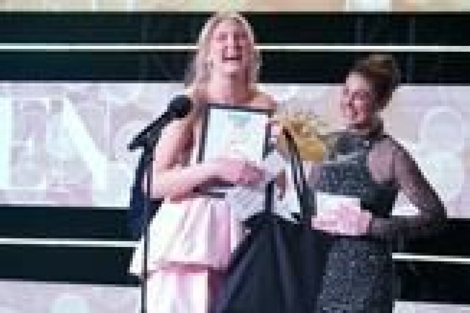 Nykommeren Julie Fiala (16) fikk prisen i kategorien «Beauty» på Vixen Awards 2023. Foto: Javad Parsa / NTB Nykommeren Julie Fiala (16) fikk prisen i kategorien «Beauty» på Vixen Awards 2023. Foto: Javad Parsa / NTB Foto: NTB