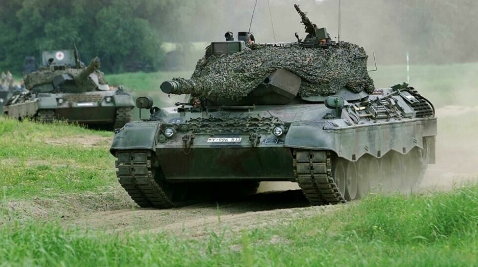 Ukraina har handlet våpen og militært utstyr til en verdi av 96 milliarder kroner fra Tyskland i år, blant annet stridsvogner.