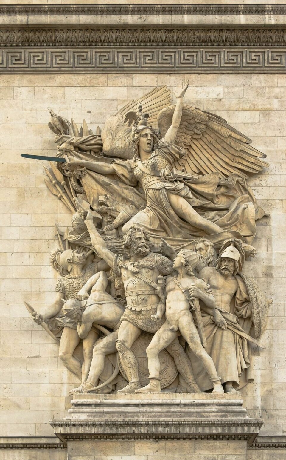 Skulptur i Triumfbuen i Paris som symbolsk viser Marseillaise-marsjen inn til Paris. Skulptur i Triumfbuen i Paris som symbolsk viser Marseillaise-marsjen inn til Paris. Foto: Wikimedia Commons