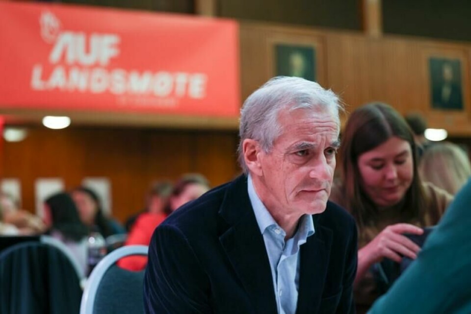 Statsminister og Ap-leder Jonas Gahr Støre under AUFs landsmøte. Arkivfoto.