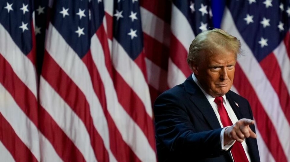 Donald Trump blir USAs nye president. Det er godt nytt for det norske oljefondet. Foto: Julia Demaree Nikhinson / AP / NTB