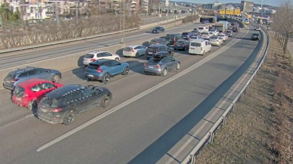 Bilbrann stengte Festningstunnelen i Oslo i begge retninger.