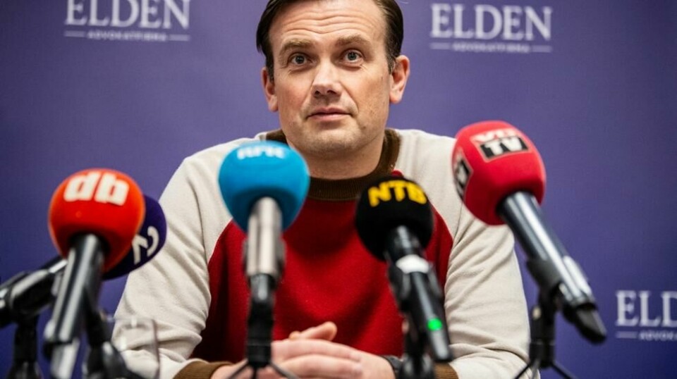 Andrey Yakunin under en pressekonferanse på Elden advokatfirma i Oslo i 2022. Foto: Annika Byrde / NTB