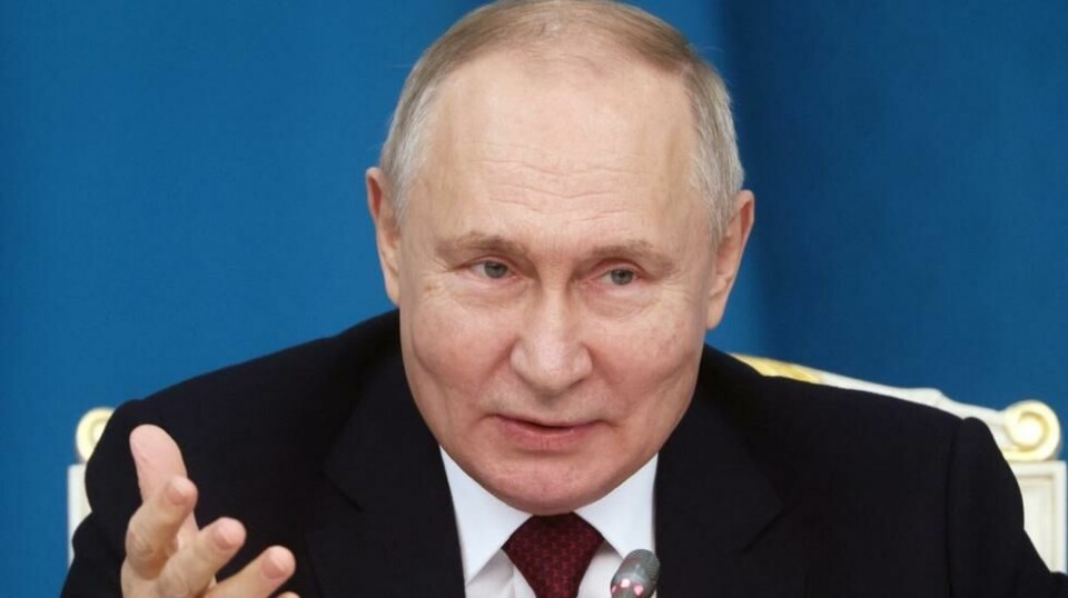 Vladimir Putin avbildet på møte i Astana, Kasakhstan 9. november 2023. Illustrasjonsfoto.