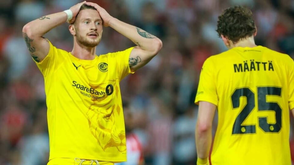 Bodø/Glimt og Kasper Høgh får fredag vite hvem de skal møte i europaligaen. Foto: Nikola Krstic / NTB