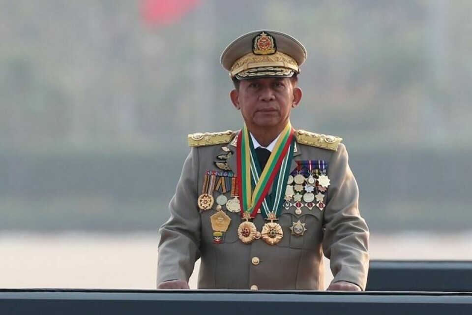 ICC-aktor ber om arrestordre på general Min Aung Hlaing, som leder militærjuntaen i Myanmar.