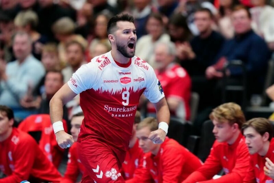 Miguel Martins i aksjon for Aalborg i en mesterligakamp for Kolstad i fjor høst.