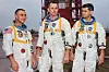 ARKIVFOTO: Fra venstre: Virgil «Gus» Grissom, Edward White II, og Roger Chaffee døde i Apollo 1. Foto: Nasa / AP / NTB