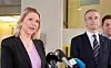 Sylvi Listhaug (Frp) og Ap-leder Jonas Gahr Støre. Foto: Håkon Mosvold Larsen / NTB scanpix