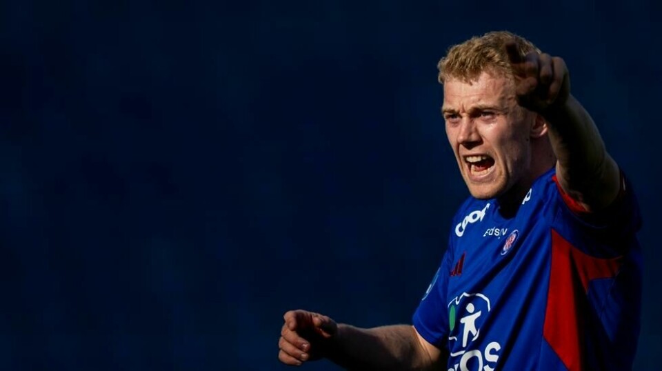 Henrik Bjørdal ble tomålsscorer da Vålerenga vant stort i 1. divisjon. Foto: Fredrik Varfjell / NTB