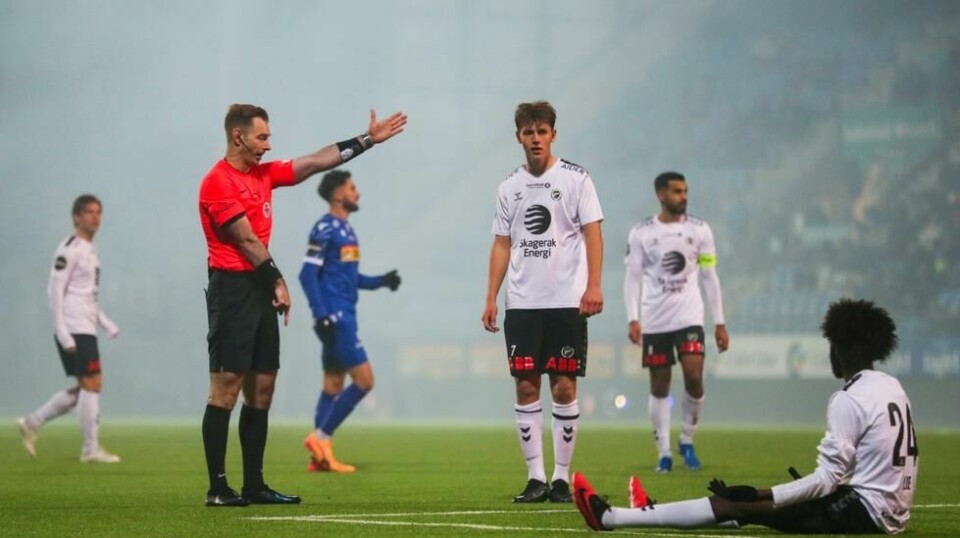 Odds nedrykk fra Eliteserien ble fastslått med tap borte mot Sandefjord søndag. Foto: Trond Reidar Teigen / NTB