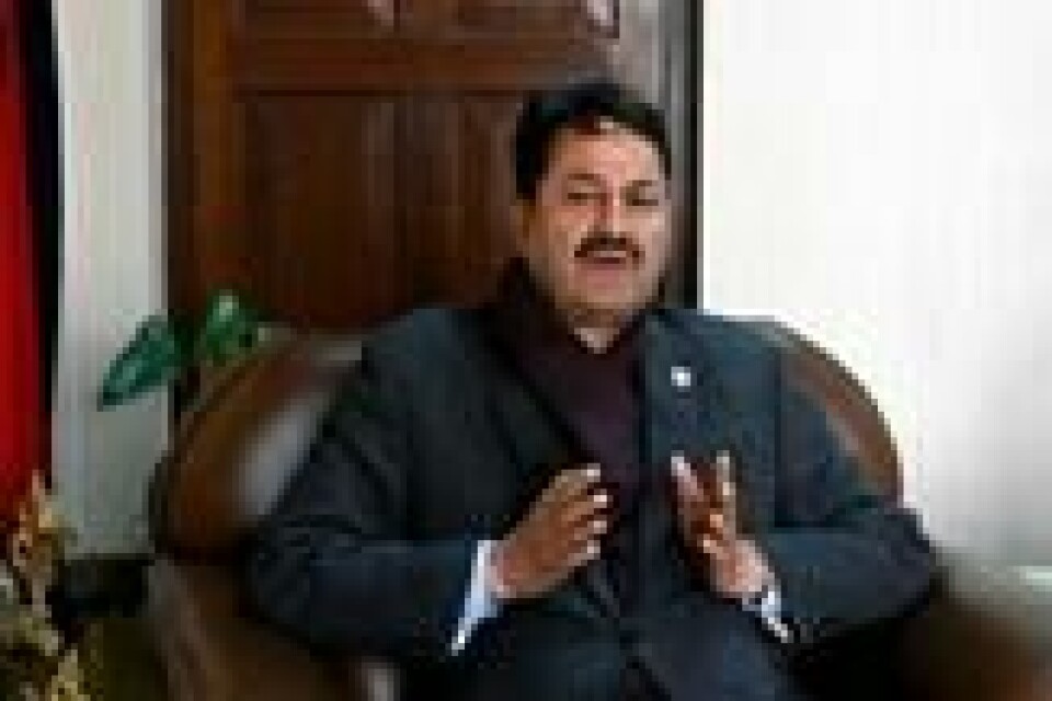 Nepals utenriksminister Narayan Prakash Saud. Nepals utenriksminister Narayan Prakash Saud. Foto: Prakash Mathema / AFP