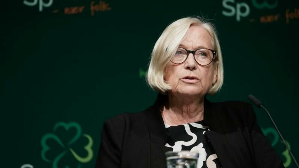 Parlamentarisk leder i Senterpartiet, Marit Arnstad.