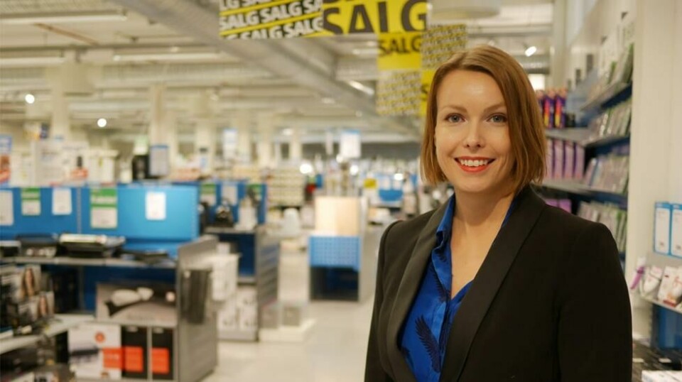Kommunikasjonssjef Marte Ottemo i Stiftelsen Elektronikkbransjen. Foto: Stian Sønsteng.