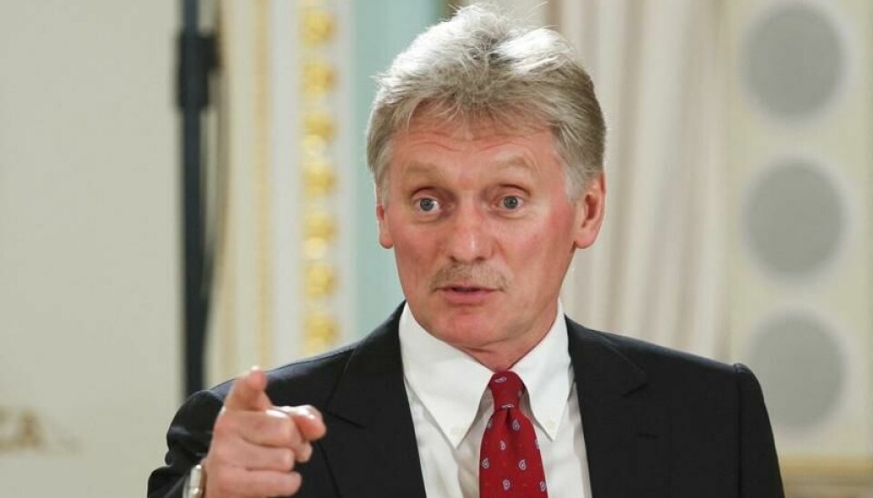 Kremls talsperson Dmitrij Peskov.