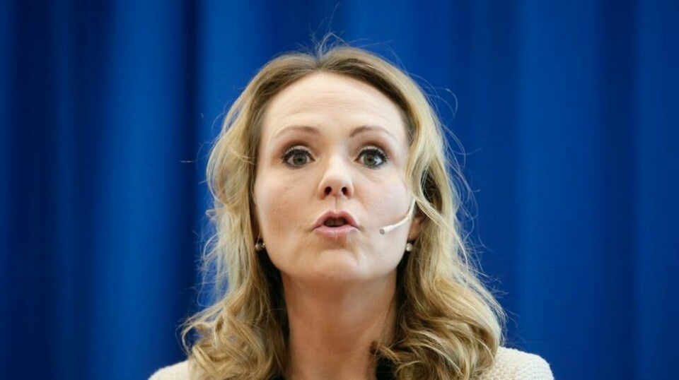 Kulturminister Linda Hofstad Helleland vil ha svar fra Islamsk Råd.