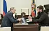 Vladimir Putin og Ramzan Kadyrov i 2019. Foto: Alexey Nikolsky / Sputnik / AFP / NTB