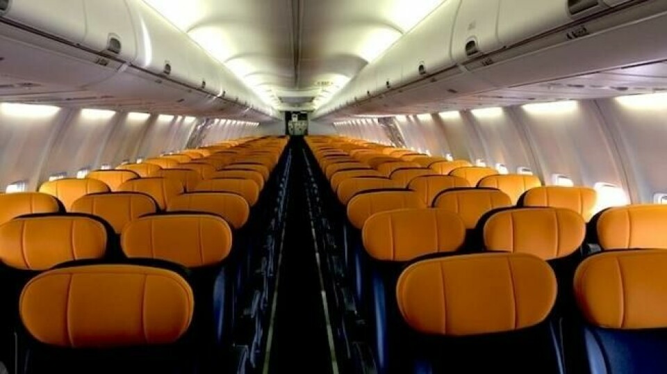 På innsiden av en Tigerair Australia Boeing 737-800, fotografert i 2016. Foto: Wikimedia Commons På innsiden av en Tigerair Australia Boeing 737-800, fotografert i 2016. Foto: Wikimedia Commons