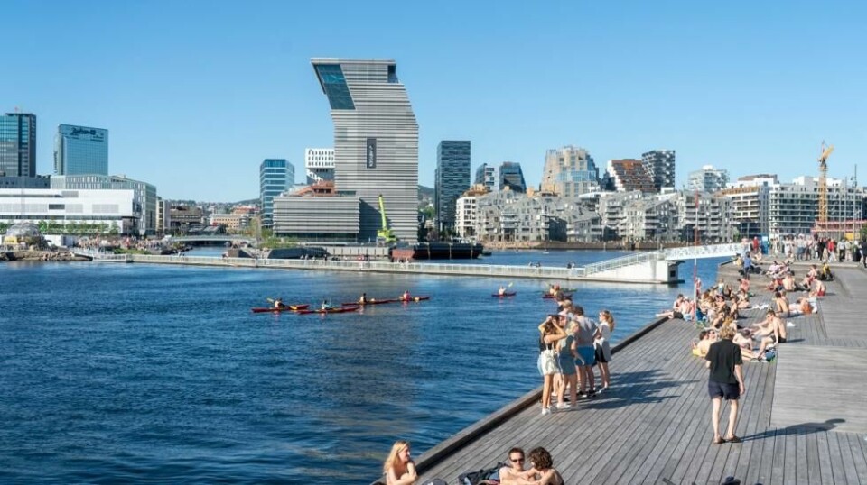 Det blir sommerlige temperaturer i Oslo denne uken.