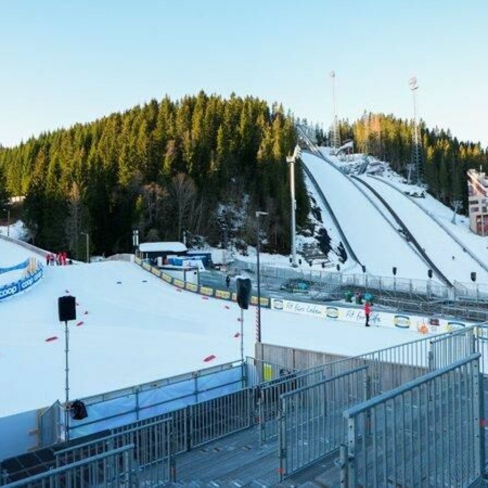 VM-arenaen i Granåsen i Trondheim.