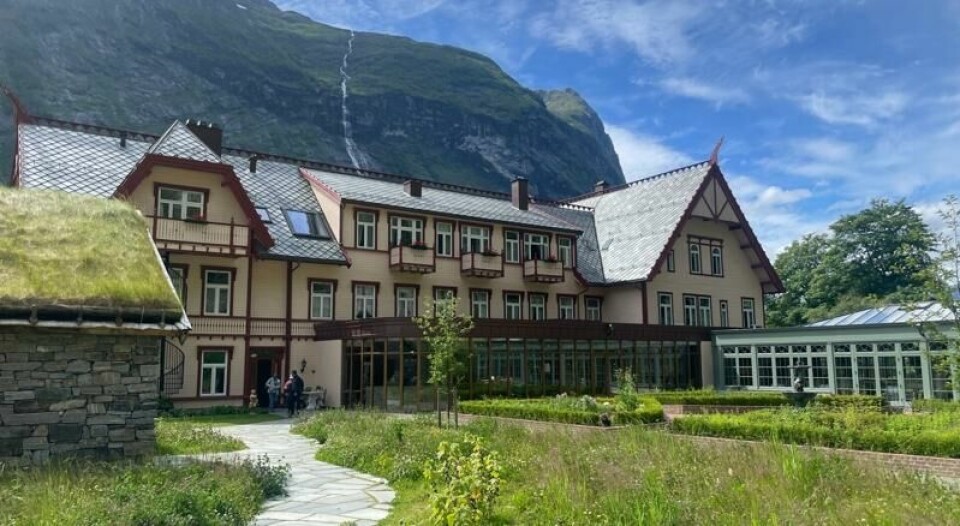 Vakre Hotel Union Øye er svært populært, men ryktes også å være hjemsøkt. Vakre Hotel Union Øye er svært populært, men ryktes også å være hjemsøkt. Foto: McSwain / Shutterstock / NTB