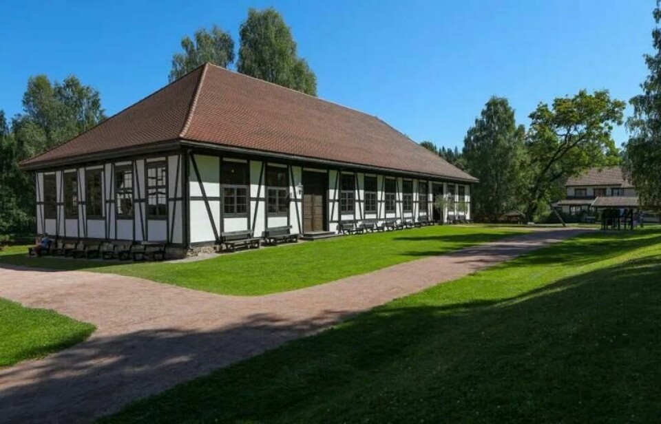 Møter du «Blåmannen» på gruvemuseet Blaafarveværket i Modum bør du ta beina fatt. Møter du «Blåmannen» på gruvemuseet Blaafarveværket i Modum bør du ta beina fatt. Foto: Blaafarveværket / Blaa.no
