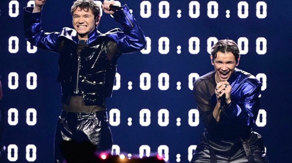 Marcus Martinus stiller til startstreken lørdag med sitt bidrag «Unforgettable». Foto: Jonas Ekströmer / TT / NTB
