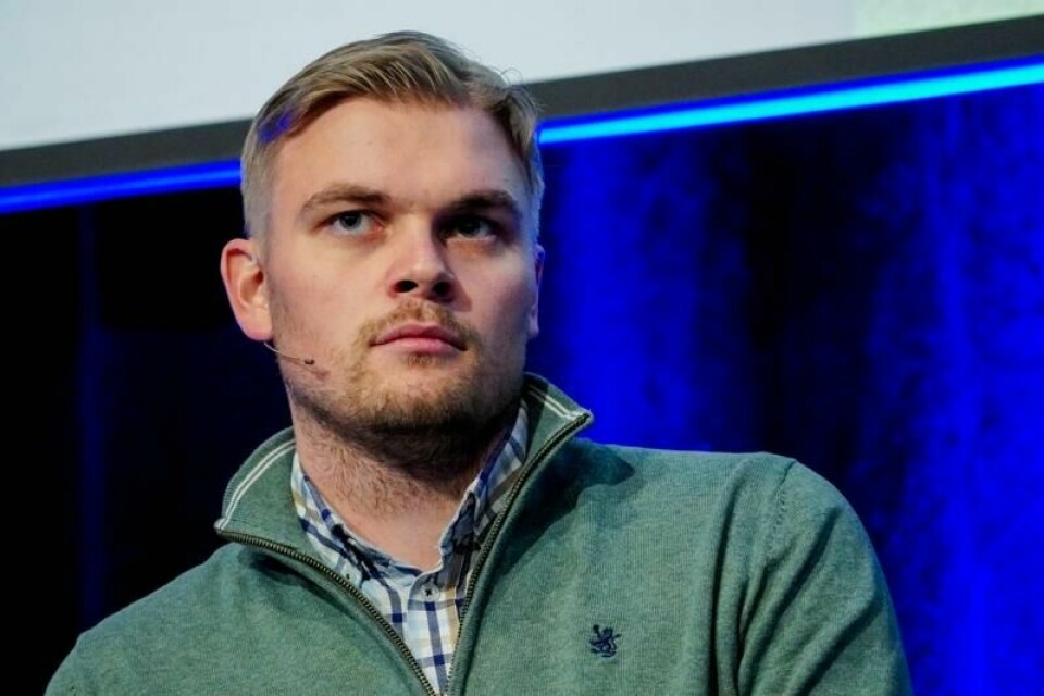 Leder Nils Forren i Senterungdommen reagerer på utspill fra AUF-leder Gaute Skjervø.