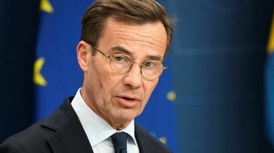 Sveriges statsminister Ulf Kristersson.