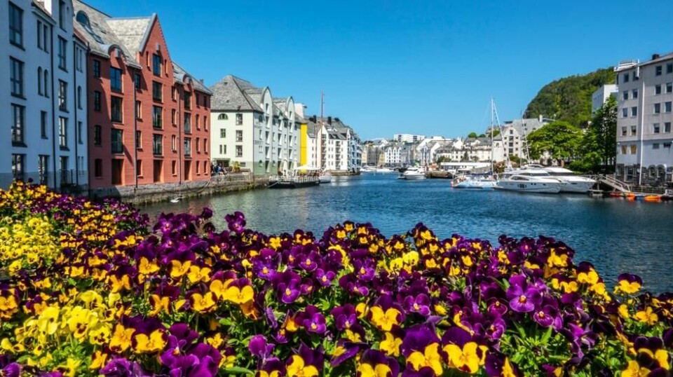 Ålesund får 15,5 millioner kroner til å bli en grønnere by. Det får også Bodø. Pengene kan brukes til blant annet sykkelveier og holdeplasser. Foto: Halvard Alvik / NTB