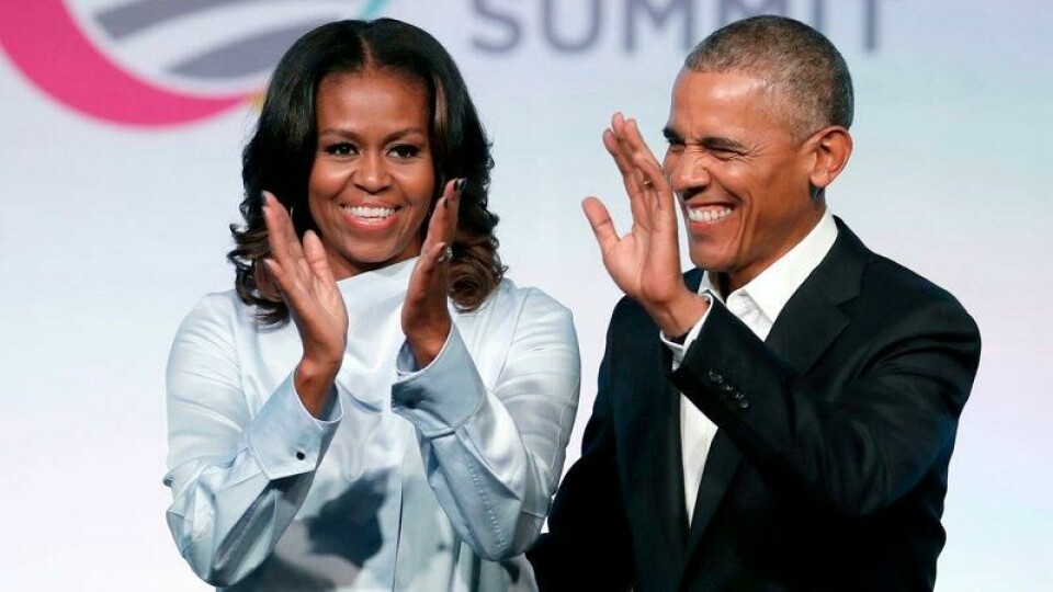 Spekulasjoner rundt brudd har svirret rundt Michelle og Barack Obama den siste tiden. Nå avslører imidlertid Michelle detaljer om ekteskapet og ektemannen. Her er de avbildet i 2017.