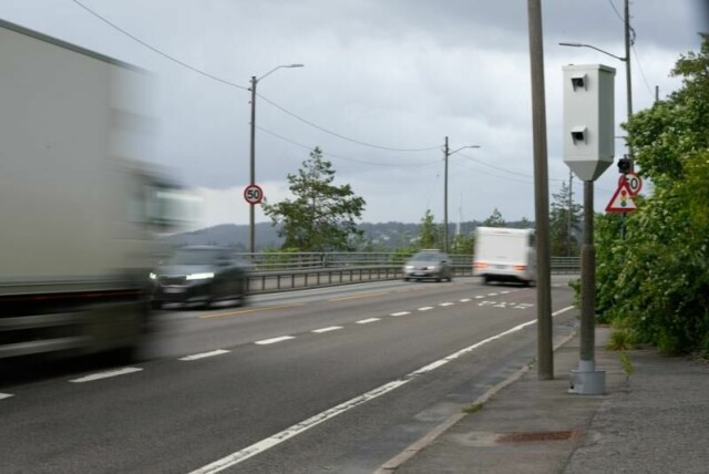 Langs Mosseveien ble mannen tatt i 112 kilometer i timen.