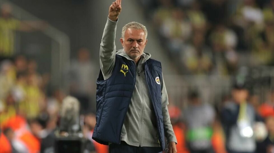 Jose Mourinho skapte overskrifter igjen. Foto: AP / NTB
