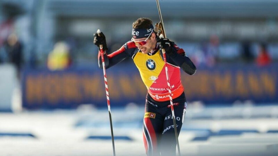 Sturla Holm Lægreid og hans lagkamerater fra Oslo og Akershus kunne juble for gull på NM-stafetten på Stiklestad søndag. Her fra Holmenkollen sist helg.