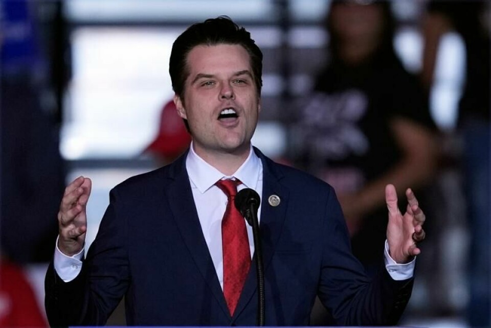USAs påtroppende president Donald Trump har pekt på Florida-kongressmann Matt Gaetz som sin nye justisminister.
