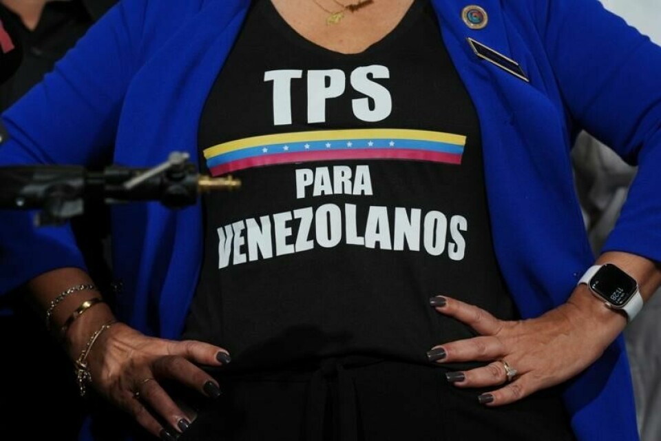 Mange venezuelanere lever i frykt for å bli deportert etter at Donald Trump ble president i USA. Andre har fortsatt midlertidig beskyttelsesstatus (TPS) – som en aktivist i USA her tar til orde for at flere skal få.