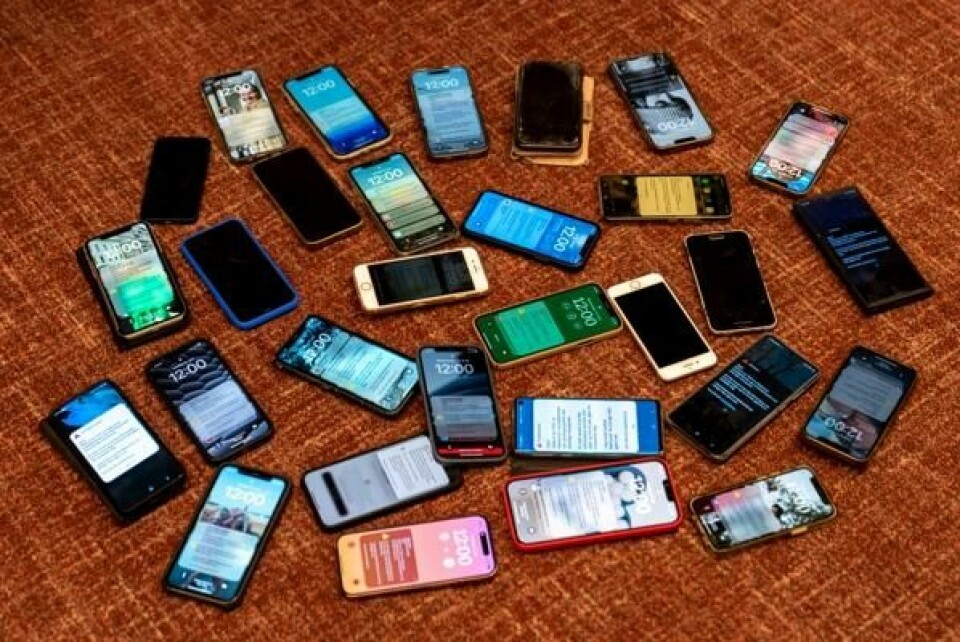 To av tre svensker har minst én fungerende mobiltelefon som ikke er i bruk, ifølge en ny undersøkelse.