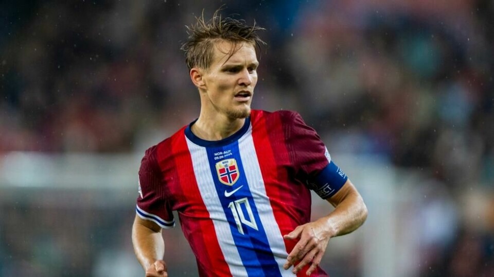 Norges Martin Ødegaard under fotballkampen i Nations League mellom Norge og Østerrike på Ullevaal Stadion. Foto: Fredrik Varfjell / NTB